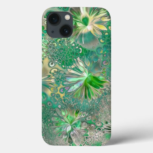 花屋の植物性緑の花 Case-Mate iPhoneケース (裏面)