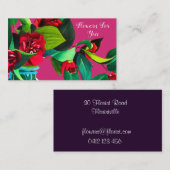 花屋の花のためにあなたカメリアアート 名刺 (正面/裏面)