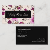 花屋の花の名刺 名刺 (正面/裏面)