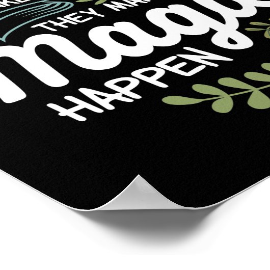 花屋の花屋はユニコーンのようなもの ポスター (角)