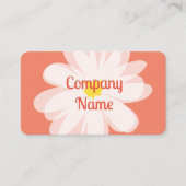 花屋の花屋ビジネスカードテンプレート 名刺 (正面)