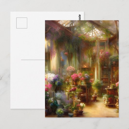 花屋はがき ポストカード (正面/裏面)