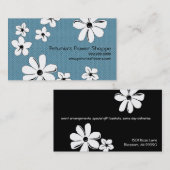 花屋または花屋の名刺 名刺 (正面/裏面)