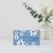 花屋または花屋の名刺 名刺 (スタンド正面)