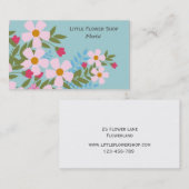 花屋スタイリッシュ業 名刺 (正面/裏面)