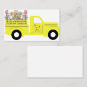 花屋トラック 名刺 (正面/裏面)