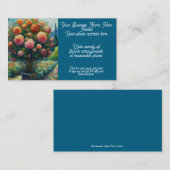 花屋フラワーアレンジメントバラトピアリーヴァンゴッホ 名刺 (正面/裏面)