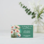 花屋フラワーアレンジメント印象派デイジー 名刺 (スタンド正面)