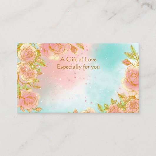 花屋フラワーギフト 名刺 (正面)