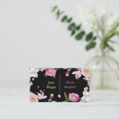 花屋フローラ業 名刺 (スタンド正面)