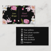 花屋フローラ業 名刺 (正面/裏面)