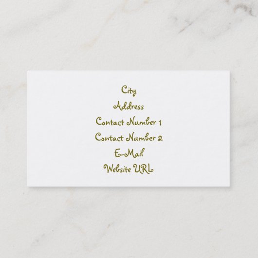 花屋名刺 名刺 (裏面)