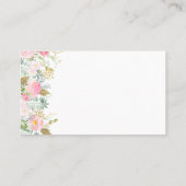 花屋花金ゴールド名刺 名刺 (裏面)