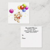 花屋、ギフト、エンクロージャ、名刺 エンクロージャーカード (正面/裏面)