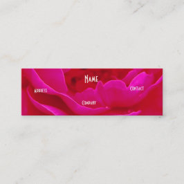 花屋-ピンクの緑バラ スキニー名刺