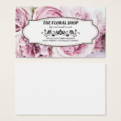 花屋 | ピンクの花の花束 (正面&裏面)