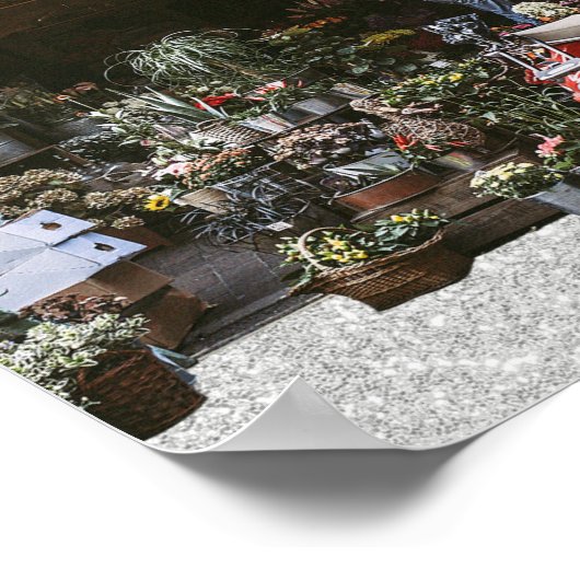 花屋 ポスター (角)