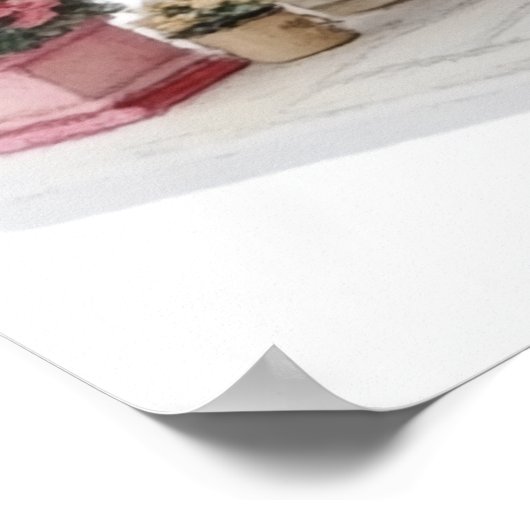 花屋 ポスター (角)