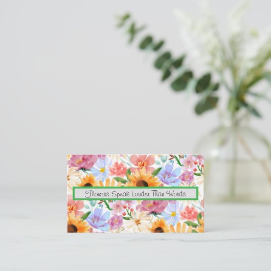 花屋 名刺 (スタンド正面)