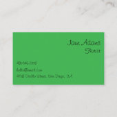 花屋 名刺 (裏面)