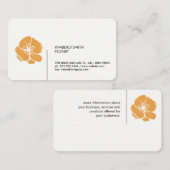 花屋 名刺 (正面/裏面)