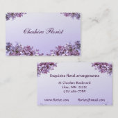 花屋 名刺 (正面/裏面)