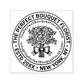 花屋 花卉 業務 名前 所在地 URL Eメール セルフインキングスタンプ (デザイン)