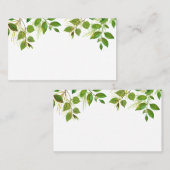 花屋 | 花屋の空白のメッセージ 名刺 (正面/裏面)