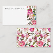 花屋 | 花屋ブーケメッセージ 名刺 (正面/裏面)