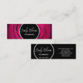 花屋、花 スキニー名刺 (正面/裏面)