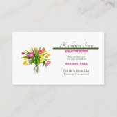 花屋Flower for any大事な行事 名刺 (正面)