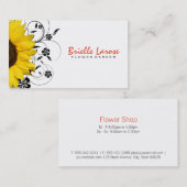 花屋II |ひまわり 名刺 (正面/裏面)