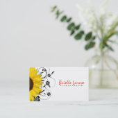 花屋II |ひまわり 名刺 (スタンド正面)