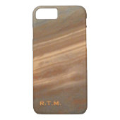 花崗岩とモノグラムの銅iPhone 7ケース Case-Mate iPhoneケース (裏面)