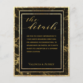 花崗岩と金ゴールドの結婚詳細囲いの夜