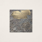 花崗岩と金ゴールドイヤリングディスプレイ (正面)