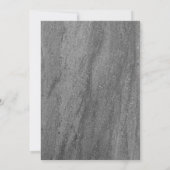 花崗岩のバチェラーパーティー招待状 招待状 (裏面)