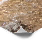 花崗岩の上の水アットフランコニアノッチフルーム ポスター (角)