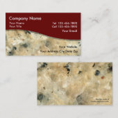 花崗岩の名刺 名刺 (正面/裏面)