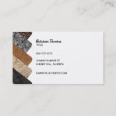 花崗岩の名刺 名刺 (裏面)