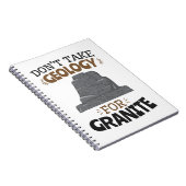 花崗岩の地質学者の地質学を取らなおもしろいい ノートブック (右側)