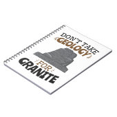 花崗岩の地質学者の地質学を取らなおもしろいい ノートブック (左側)