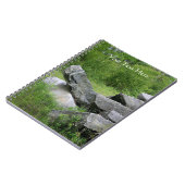 花崗岩の岩自然 ノートブック (左側)