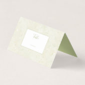 花崗岩の石のテーブル番号カード (裏面)