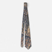 花崗岩の石のパターンタイ ネクタイ (裏面)