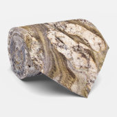 花崗岩の石のパターンタイ ネクタイ (ロール)