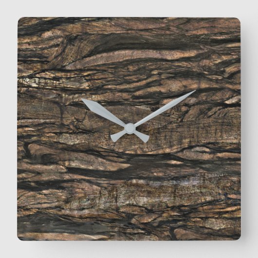 花崗岩の石模様アクリル壁時計 スクエア壁時計 (正面)