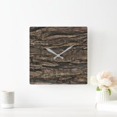 花崗岩の石模様アクリル壁時計 スクエア壁時計 (ホーム)