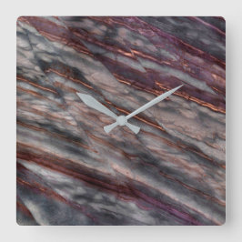 花崗岩の石模様アクリル壁時計 スクエア壁時計