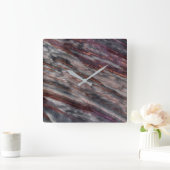 花崗岩の石模様アクリル壁時計 スクエア壁時計 (ホーム)